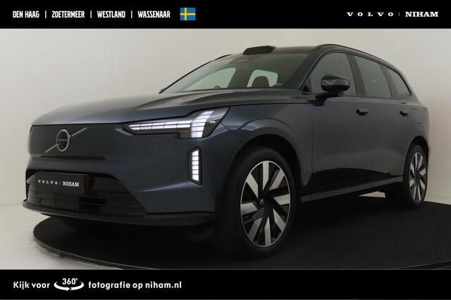 Volvo EX90 TWIN MOTOR PERFORMANCE ULTRA 7P. 111 kWh *VOL!* -PANO.DAK|BOWERS&WILKINS|LUCHTVERING|PILOT|MASSAGE|360°CAM|HEAD-UP DISP.|TREKHAAK|21"