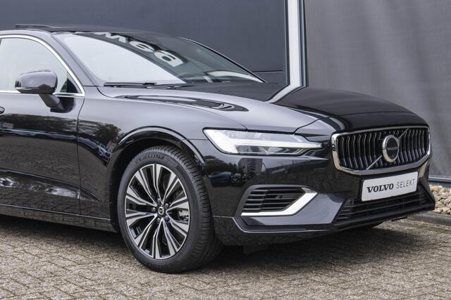 Volvo S60 T6 Automaat Recharge AWD Ultimate Bright | Premium Audio by Harman Kardon | Head-Up display | Panoramadak | Nappa leder interieur | Interieur voorverwarming | 360º Camera