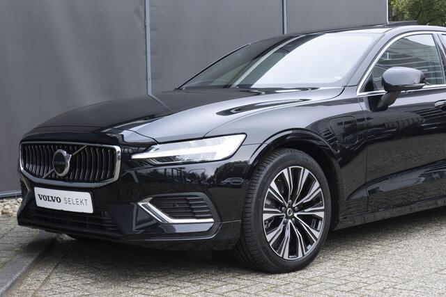 Volvo S60 T6 Automaat Recharge AWD Ultimate Bright | Premium Audio by Harman Kardon | Head-Up display | Panoramadak | Nappa leder interieur | Interieur voorverwarming | 360º Camera