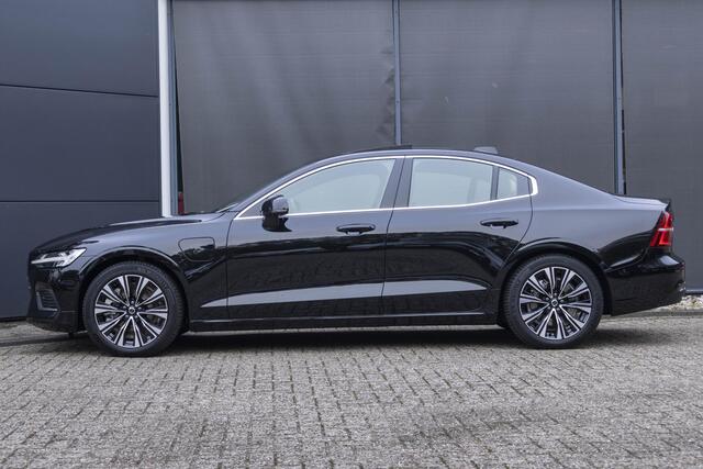 Volvo S60 T6 Automaat Recharge AWD Ultimate Bright | Premium Audio by Harman Kardon | Head-Up display | Panoramadak | Nappa leder interieur | Interieur voorverwarming | 360º Camera