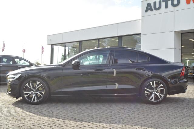 Volvo S60 2.0 T5 R-Design Pano | Harman Kardon | Elektr trekhaak | Stoelverwarming + achter + stuur | Pilot Assist | Leer | Headup | Dodehoeksensor | Bochtverlichting
