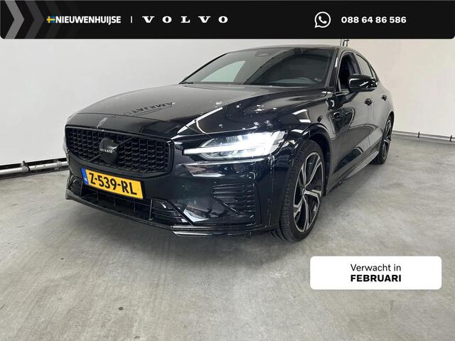 Volvo S60 Recharge T6 AWD Plus Dark | Plug-In Hybride (PHEV) | Panoramadak | Sportstoelen | Harman Kardon Audio | Stoel- en Stuurverwarming | Lichtmetalen Velgen 19 inch | BLIS | Navigatie | Apple Carplay | Android Auto