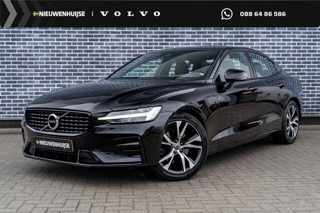 Volvo S60 B3 R-Design | Navigatie | Adaptieve Cruise Control | Keyless | Stoel-/Stuurverwarming | Dodehoekdetectie | Sportchassis | Elek. Stoelen | Memory | LED Koplampen | Park Assist | DAB | Zitverlenging | Apple Carplay & Android Auto | 18" LM
