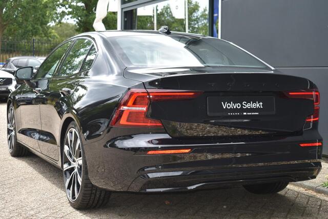 Volvo S60 B4 Plus Dark | Harman Kardon Premium Sound | 20'' lichtmetalen velgen | Elektrisch verstelbare stoelen met geheugen | Elektrisch uitklapbare trekhaak | Stuur en stoelverwarming | Achteruitrijcamera | Keyless | Google Navigatie |