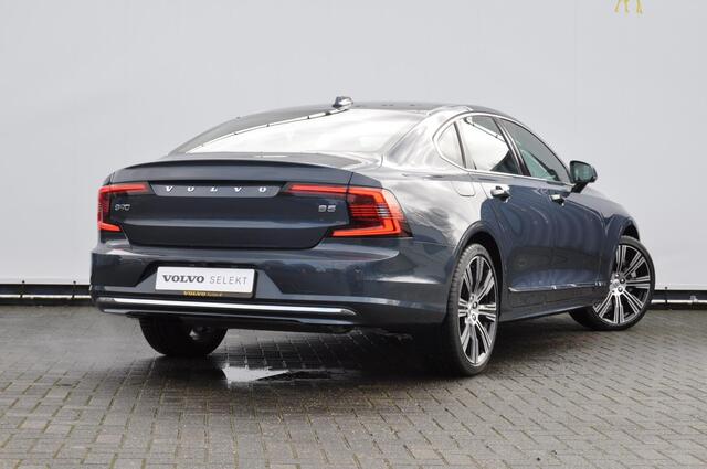 Volvo S90 B5 250PK Automaat Ultimate Bright / Adaptive cruise control/ Parkeersensoren met camera/ Harman Kardon audio, Panoramadak/ Head up display/ BLIS/ Apple carplay/ Leder dashboard
