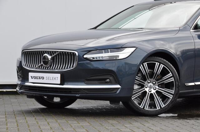 Volvo S90 B5 250PK Automaat Ultimate Bright / Adaptive cruise control/ Parkeersensoren met camera/ Harman Kardon audio, Panoramadak/ Head up display/ BLIS/ Apple carplay/ Leder dashboard