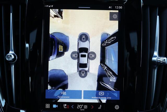 Volvo S90 T8 Recharge AWD Ultimate Dark - LONG RANGE - Luchtvering - Schuif/kanteldak - IntelliSafe Assist & Surround - 360º Camera - Bowers & Wilkins audio - Verwarmde voorstoelen, stuur & achterbank - Parkeersensoren voor & achter - Elektr. bedienb. voorstoelen m