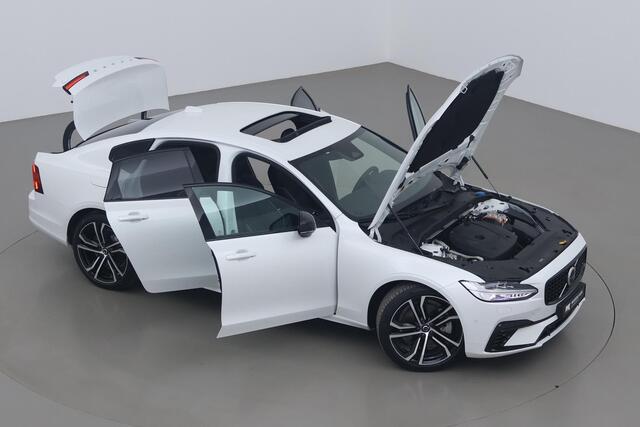 Volvo S90 T8 Ultimate Dark | Long Range | Luchtvering Achter | Bowers&Wilkins | 360° Camera | Head-Up | Schuif/kanteldak