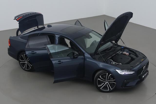 Volvo S90 T8 AWD Ultimate Dark | Long Range | Luchtvering Achter | Bowers&Wilkins | 360° Camera | Head-Up | Schuif/kanteldak