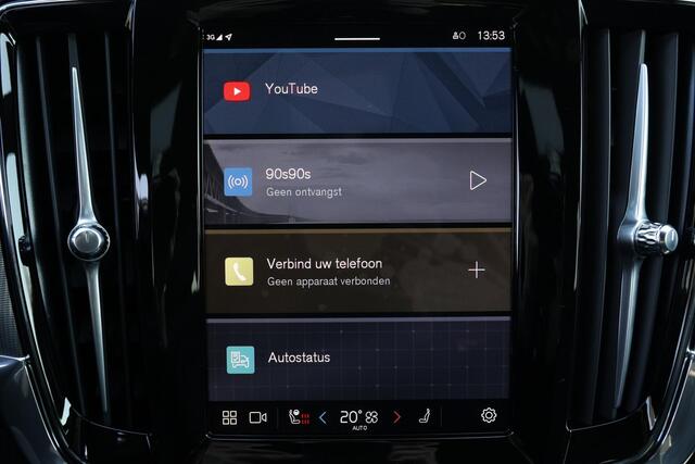 Volvo S90 T8 AWD Plus Dark - LONG RANGE - Luchtvering - Schuif/kanteldak - IntelliSafe Assist & Surround - 360º Camera - Adaptieve LED koplampen - Verwarmde voorstoelen, stuur & achterbank - Parkeersensoren voor & achter - Elektr. bedienb. voorstoelen met geheugen 