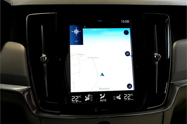Volvo S90 2.0 T8 AWD 299kW/407pk Aut8 Inscription Exclusive BOWERS&WILKINS + OPEN DAK + ADAPT.CRUISE + 360 CAMERA + EL.TREKHAAK + STOELMASSAGE&-VENTILATIE + STOEL-&STUURVERWARMING + PARKSENSOREN + 20" LM-VELGEN!!