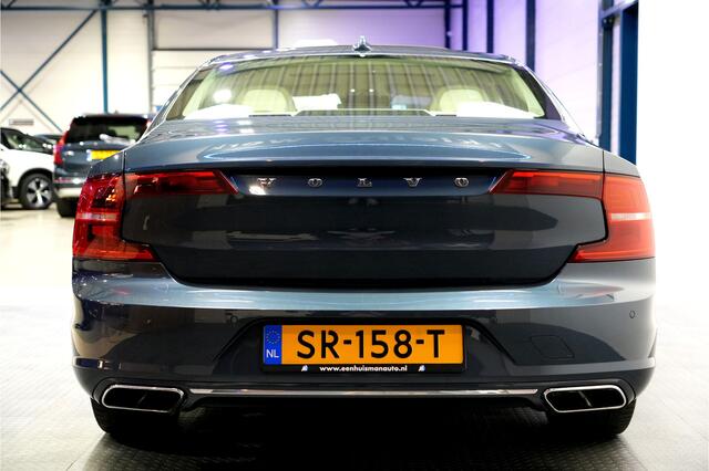 Volvo S90 2.0 T8 AWD 299kW/407pk Aut8 Inscription Exclusive BOWERS&WILKINS + OPEN DAK + ADAPT.CRUISE + 360 CAMERA + EL.TREKHAAK + STOELMASSAGE&-VENTILATIE + STOEL-&STUURVERWARMING + PARKSENSOREN + 20" LM-VELGEN!!