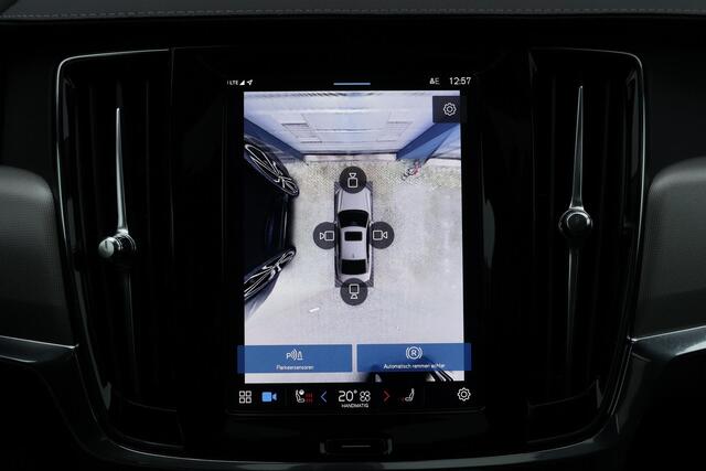 Volvo S90 T8 AWD Ultra Bright - Schuif/kanteldak - IntelliSafe Assist & Surround - 360º Camera - Bowers & Wilkins audio - Adaptieve LED koplampen - Verwarmde voorstoelen, stuur & achterbank - Parkeersensoren voor & achter - Elektr. bedienb. voorstoelen met geheugen