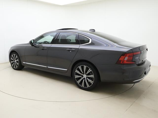 Volvo S90 B4 211pk Ultimate Bright / Luchtvering / Bowers&Wilkins Audio / Massage / Dubbel Glas / Schuif-/kanteldak / Head-Up / Ventilatie / El. Trekhaak / Full-LED / 360 Camera / 19'' /