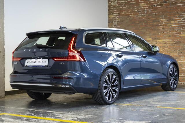 Volvo V60 B3 Plus Bright | 360º camera | Harman Kardon audio | Wegklapbare trekhaak | Stoel- en stuurverwarming | Verwarmbare achterbank