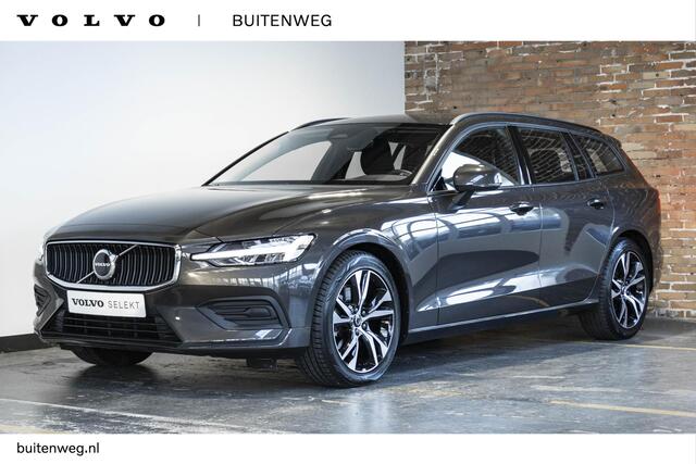Volvo V60 B3 Automaat Essential Edition | BLIS | Adaptive Cruise control | Stuur- en stoelverwarming | Verwarmbare achterbank | Parkeersensoren voor + achter | Volvo on Call | Wegklapbare trekhaak