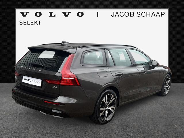 Volvo V60 B4 Plus Dark / Trekhaak semi elektrisch / 1800 kg trekgewicht / Lederen bekleding /
