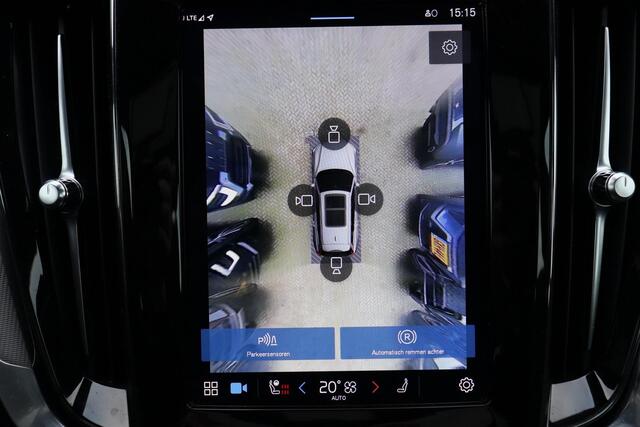 Volvo V60 B3 Plus Dark - IntelliSafe Assist - 360° Camera - Harman/Kardon audio - Adaptieve LED koplampen - Verwarmde voorstoelen, stuur & achterbank - Parkeersensoren voor & achter - Standkachel - Elektr. inklapbare trekhaak - 18' LMV