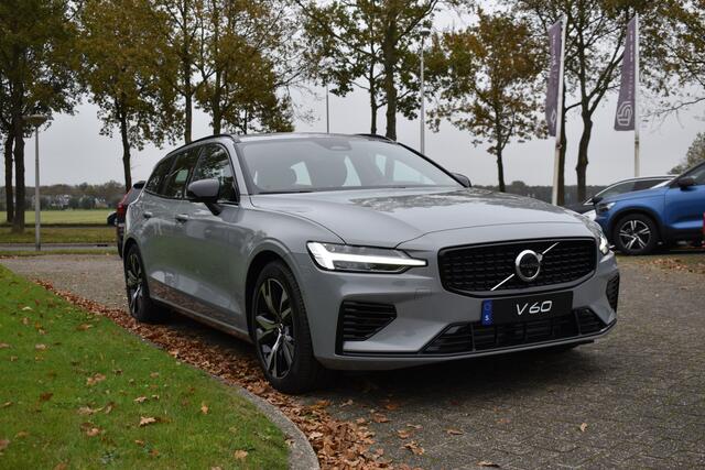 Volvo V60 T6 350PK Automaat Recharge AWD Plus Dark | ACC | H&K | Blis | 360 Camera | Stuurverwarming | Leder | 18" LMV | Apple carplay