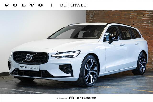Volvo V60 B3 Automaat Plus Dark | Adaptive cruise control | 360° parkeercamera | Wegklapbare trekhaak | Stoelverwarming | Parkeerverwarming | Harman Kardon premium audio | Stoel & Stuurwielverwarming | BLIS |