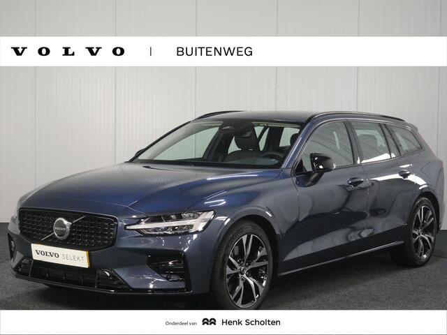 Volvo V60 B4 Automaat Plus Dark | Power Seats Met Geheugenfunctie | Adaptieve Cruise Control Met Pilot Assist | Verwarmbare Voorstoelen | Stuurwielverwarming | Verwarmbare Achterbank | Keyless Entry | Elektrisch Bedienbare Achterklep Met Sensorbediening | Trekhaak