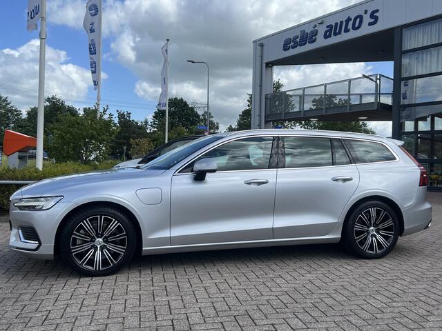 Volvo V60 2.0 T6 340 pk Twin Engine AWD Inscription Navigatie Sportstoelen Stoelverwarming Camera Elek. Bestuurderstoel Leder Trekhaak Dab Carplay NL Auto 1e Eigenaar Plug in Hybride BTW Auto