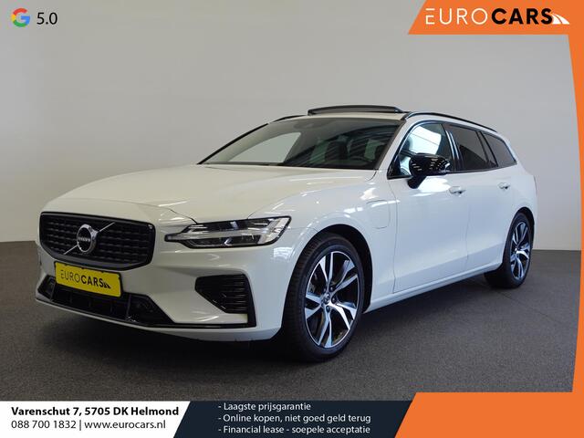 Volvo V60 2.0 T6 Recharge AWD R-Design Panoramadak Navigatie Apple Carplay/Android Auto Camera Parkeersensoren Stoel- en stuurverwarming Cruise Control Blind Spot Assist Virtual Cockpit Climate Control
