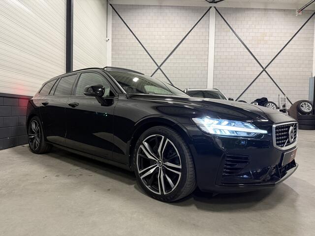 Volvo V60 T6 Recharge AWD R-Design PANO/BOWERS&WILKINS/HEAD-UP/360CAMERA/ACC/PILOT-ASSIST/KEYLESS/MEMORY+ZWART LEER SPORT/19"/ELECTR.TREKHAAK