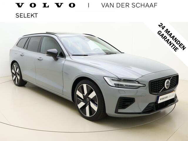Volvo V60 T8 455pk AWD Ultra Dark / Head-Up / Panoramadak / El. Trekhaak / 19'' / FULL-LED / Harman&Kardon / Lederen Dashboard / Adapt. Cruise / BLIS / Achterb. Verwarming /