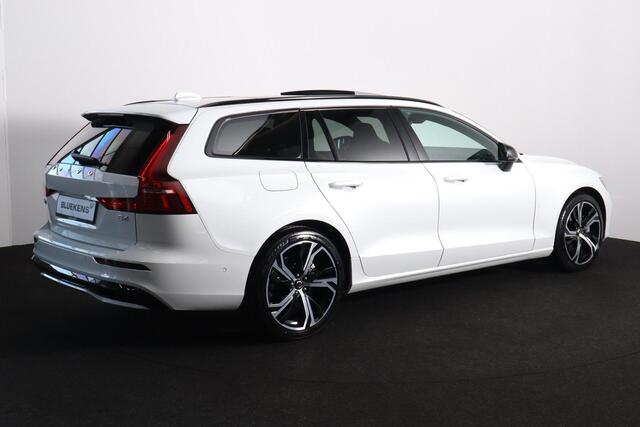 Volvo V60 B4 Plus Dark - Panorama/schuifdak - IntelliSafe Assist & Surround - 360º Camera - Harman/Kardon audio - Adaptieve LED koplampen - Verwarmde voorstoelen, stuur & achterbank - Parkeersensoren voor & achter - Elektr. bedienb. voorstoelen met geheugen - Draad