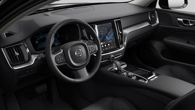 Volvo V60 T6 AWD 350 pk Plug-in hybrid Essential | Adaptive Cruise Control | 18" Diamond Black velgen | LED verlichting