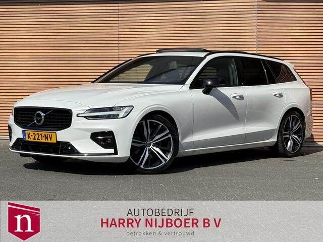Volvo V60 2.0 B4 R-Design Black-Line Panodak / Adapt. Cruise / Dodehoek / LED / 19inch