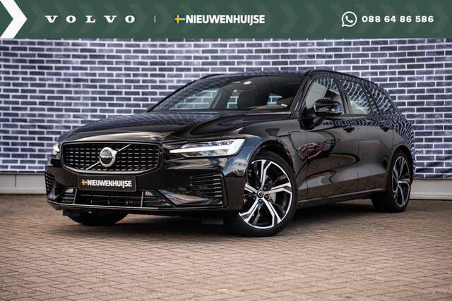 Volvo V60 2.0 T6 Plug-in hybrid AWD Plus Dark | Long range | Panorama dak | Adaptieve cruise control | Elektrisch verstelbare voorstoelen | Stoel/stuur verwarming | Blis |
