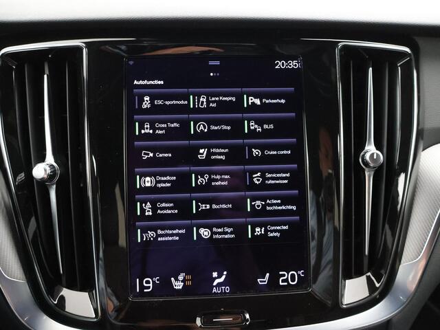 Volvo V60 2.0 B4 197 PK R-DESIGN + LEDER | 19 INCH | ADAPTIVE CRUISE | STUURVERWARMING