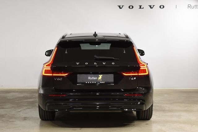Volvo V60 T6 253PK AWD Ultra Dark / Navigatie / Adaptieve Cruisecontrol / Elektrische Stoelen / Harman Kardon / LM Velgen / Trekhaak /