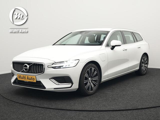 Volvo V60 T6 Recharge AWD Inscription Plug In Hybrid 340pk Dealer O.H PHEV | Adaptice Cruise | Lederen Sportstoelen Memory | Harman Kardon | BLIS | Camera | Keyless | Pilot Assist | Apple Carplay |