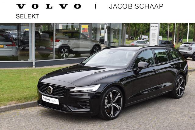 Volvo V60 T6 350 PK Plug-in hybrid AWD Plus Dark ACC | Camera | 19 Inch | Leer | Elec Stoel | Apple Car Play \ Google infotainment
