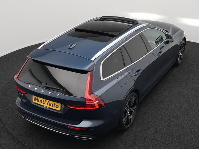 Volvo V60 T6 Recharge AWD Inscription Plug In Hybrid 340pk Dealer O.H. PHEV | Panodak | Trekhaak af Fabriek | Lederen Sportstoelen Memory & Ventilatie | Adaptive Cruise | Apple Carplay | Pilot Assist | Harman Kardon | Navigatie | 360 Camera | Sfeerverlichting |