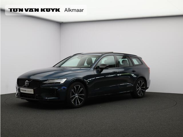 Volvo V60 T6 AWD Plug-in hybrid Plus Dark / Trekhaak / Pan. dak / Harman Kardon / Contourstoelen / Stoel+stuur+achterbankverwarming