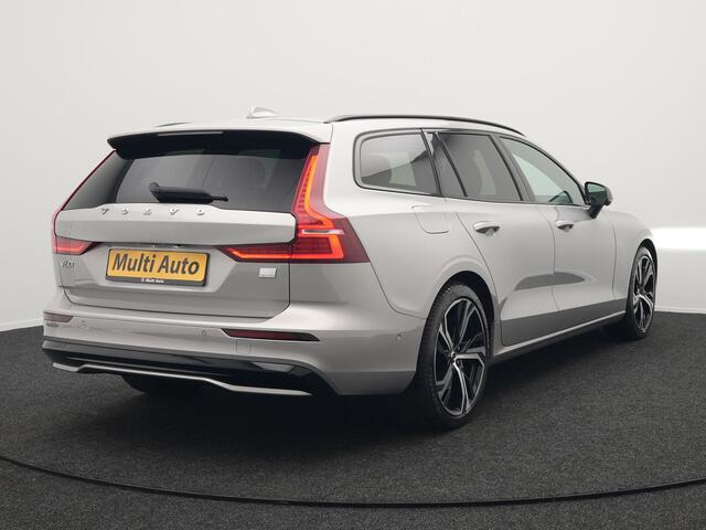 Volvo V60 T8 Plug-in hybrid AWD Plus Dark Plug in Hybrid 455pk Dealer O.H. PHEV | Adaptive Cruise | 360 Camera | Lederen Sportstoelen Memory & Verwarmd | Harman Kardon | Pilot Assist | Google Assistent | Apple Carplay | Keyless | Google Maps | Virtual | DAB