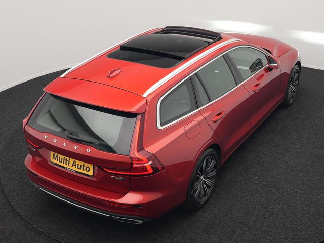Volvo V60 T6 Twin Engine AWD Inscription Plug In Hybrid 340pk Dealer O.H. PHEV | Panodak | Trekhaak af Fabriek | Lederen Sportstoelen Memory | Apple Carplay | Navigatie | Camera | Virtual | Stoelverwarming |