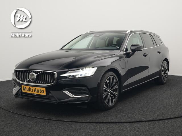 Volvo V60 T8 AWD Plus Bright Long Range Plug in In Hybrid 456pk Dealer O.H Adaptive Cruise | 360 Camera | Google assistant | Harman Kardon | Lederen Sportstoelen Memory & Verwarmd | Virtual | Google Maps | Navigatie | Pilot Assist | Apple Carplay | Keyless | DAB |