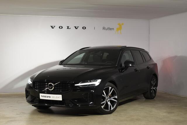Volvo V60 T6 340PK Automaat Plug-in hybrid AWD R-Design / Panoramadak / Stoelverwarming / Stuurverwarming / 360 Camera / Sportstoelen, Elektrisch met geheugen / Head-up Display / Harman Kardon / Cruise control
