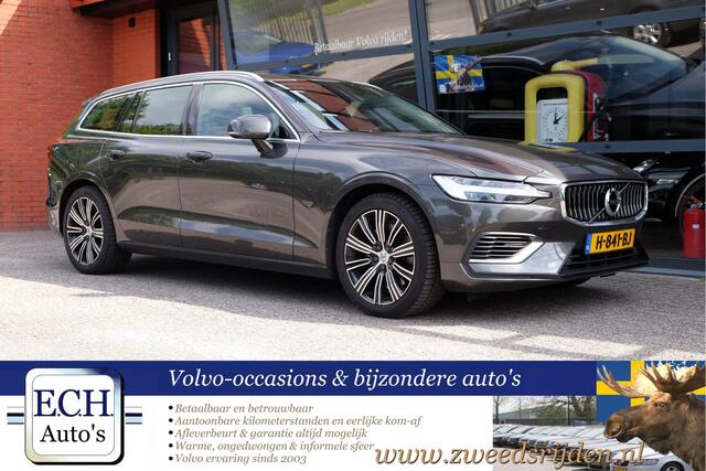 Volvo V60 2.0 T6 Twin Engine AWD Inscription, Leer, Apple CarPlay, Stoelverwarming, Elektr. stoel