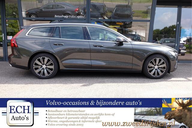 Volvo V60 2.0 T6 Twin Engine AWD Inscription, Leer, Apple CarPlay, Stoelverwarming, Elektr. stoel