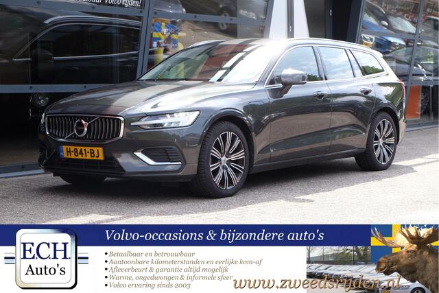 Volvo V60 2.0 T6 Twin Engine AWD Inscription, Leer, Apple CarPlay, Stoelverwarming, Elektr. stoel