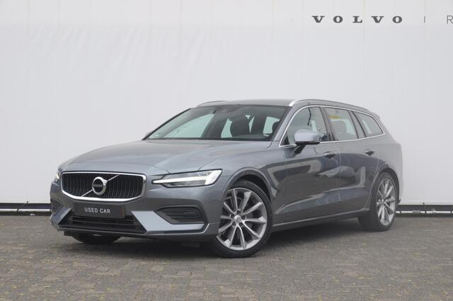 Volvo V60 T5 250PK Automaat Momentum / Adaptieve cruise control / Trekhaak / BLIS / 19" velgen / Elektrische achterklep / Stoel - en stuurwielverwarming / Lederen bekleding