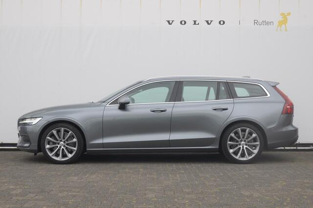 Volvo V60 T5 250PK Automaat Momentum / Adaptieve cruise control / Trekhaak / BLIS / 19" velgen / Elektrische achterklep / Stoel - en stuurwielverwarming / Lederen bekleding