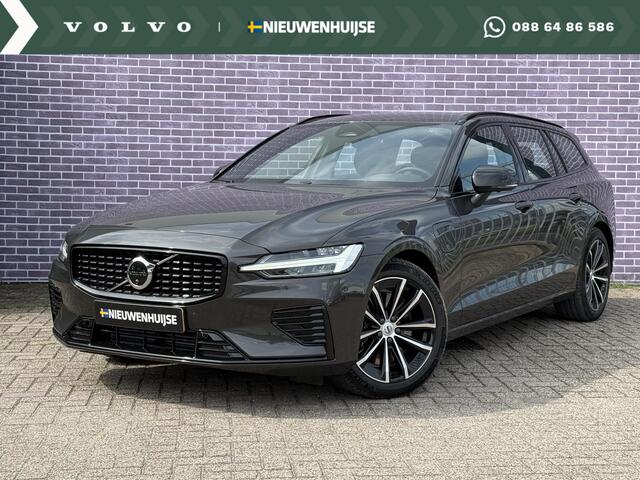 Volvo V60 2.0 T6 Plug-in hybrid AWD Plus Dark | Nieuw binnen | 360° Camera | Stoel en stuurverwarming | Trekhaak | Adaptieve cruise control | Harman/Kardon audio | BLIS dodehoekdetectie |