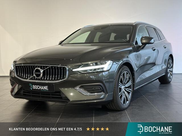 Volvo V60 2.0 B3 Inscription TREKHAAK | ELEKTRISCH GLAZEN PANORAMADAK | LEDEREN BEKLEDING | COMPLETE AUTO!
